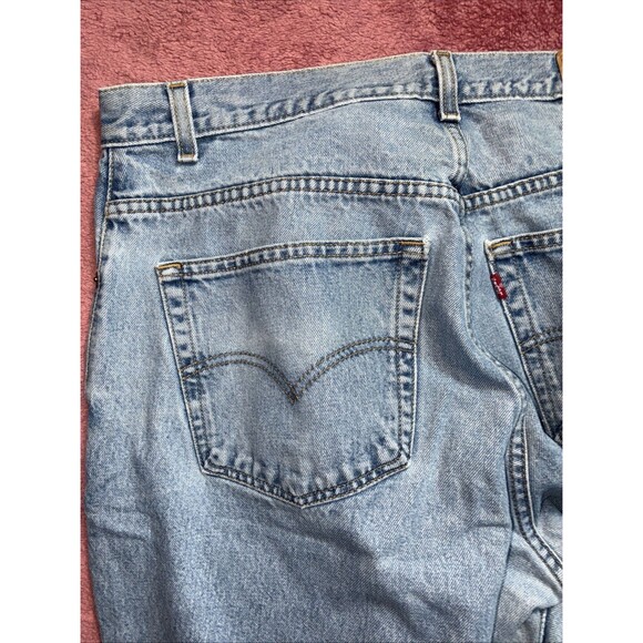 Levi’s 560 Comfort Fit Men’s Jeans 38x34 Light Wash Blue Denim Relaxed Straight - Picture 14 of 16